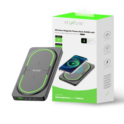 Rixus Wireless Powerbank 10000mAh