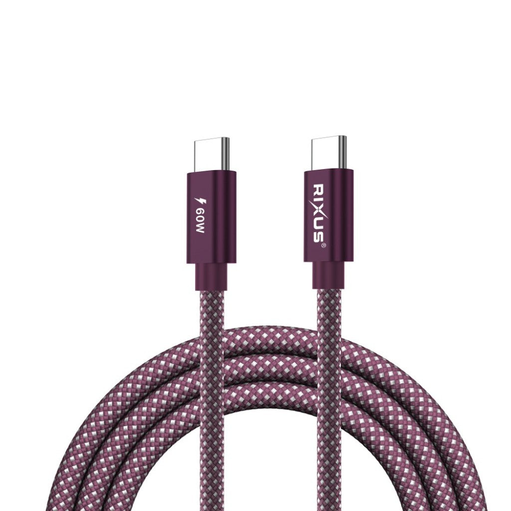 USB-C Ladekabel 60 W Burgunder – Ansicht 3