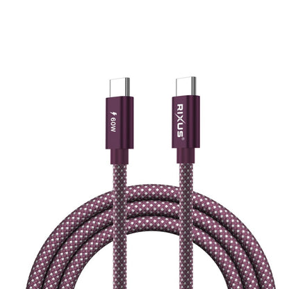 USB-C Ladekabel 60 W Burgunder – Ansicht 3