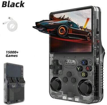 Data Frog R36S schwarz transparent