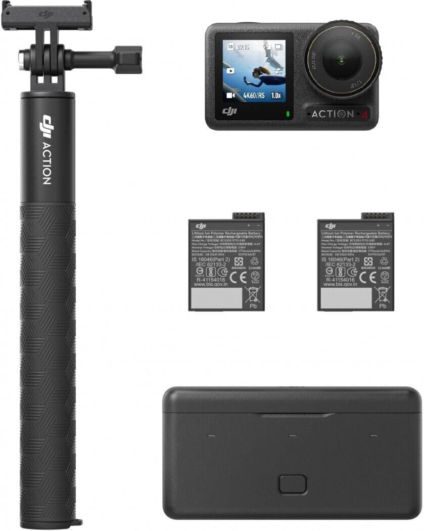 DJI Osmo Action 4 Adventure Combo + Mic 2 (1TX + 1RX)