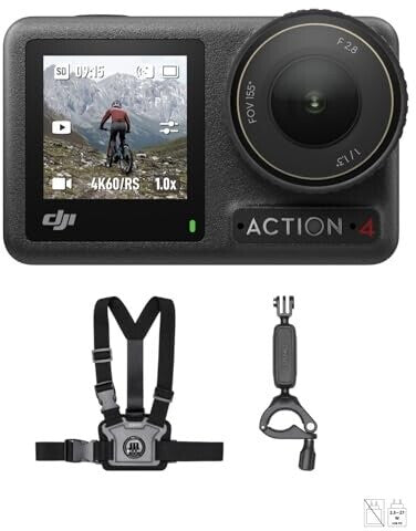 DJI Osmo Action 4 Motorcycle Vlog Combo