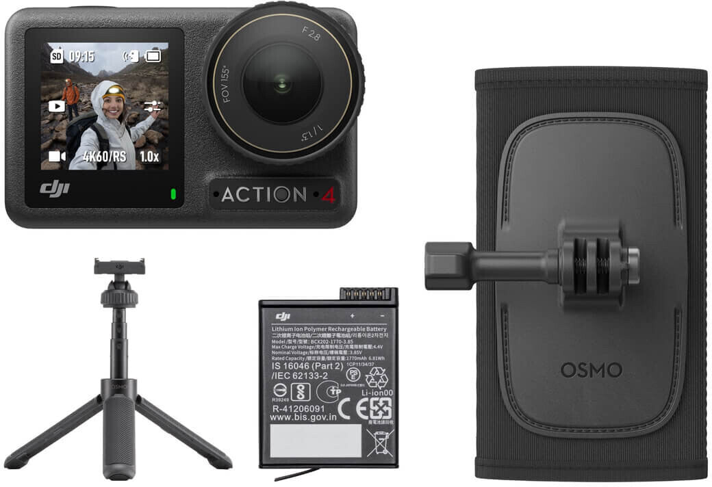DJI Osmo Action 4 Hiking Combo