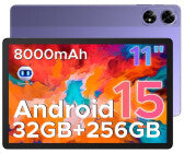 Gaming-Tablet, 11 Zoll, Bildschirmauflösungen 1.920 x 1.200 Pixel, 8 GB RAM, 256 GB, Android 15, 13 MP