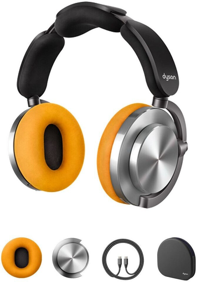 Dyson OnTrac Aluminium/Yellow