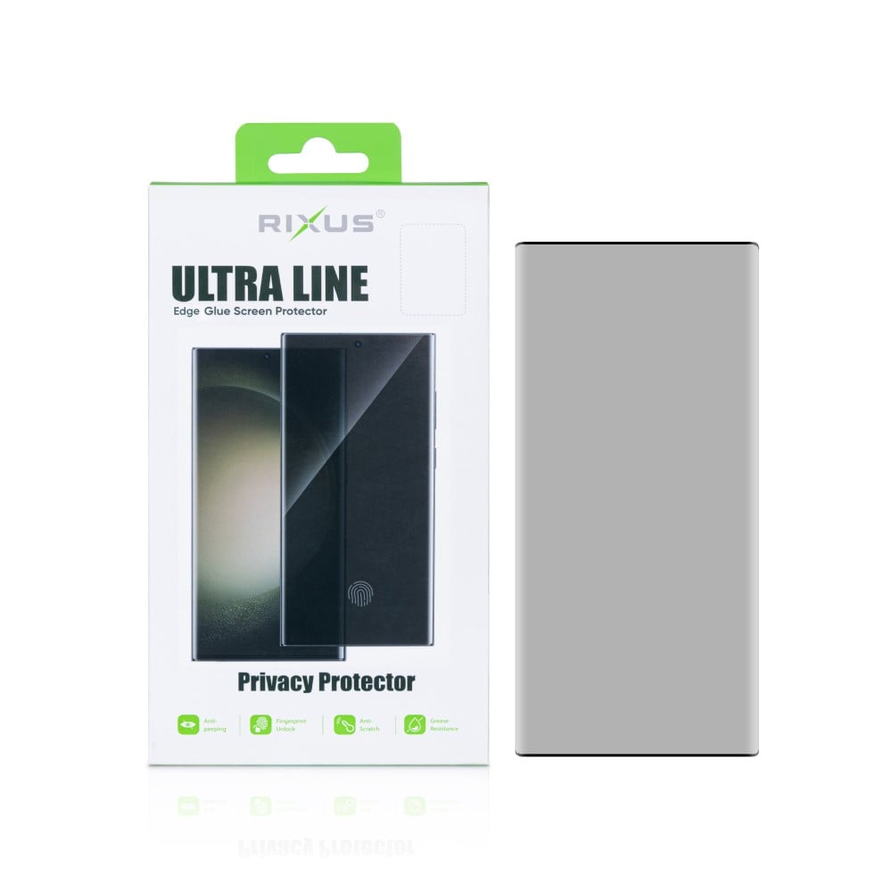 Rixus Privacy Ultra Line Tempered Glass For Samsung Galaxy S22 Ultra 5G