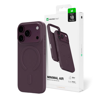 Minimal Air Case von AmazingThing in Lila für iPhone 18 Pro – STARPHONE Aachen
