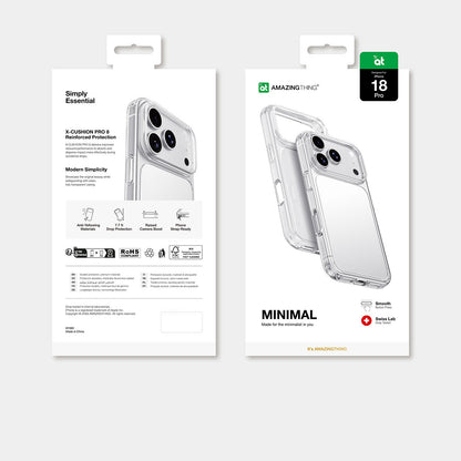 Minimal Drop Protect Case 3 Lens von AmazingThing in Transparent für iPhone 18 Pro – STARPHONE Aachen