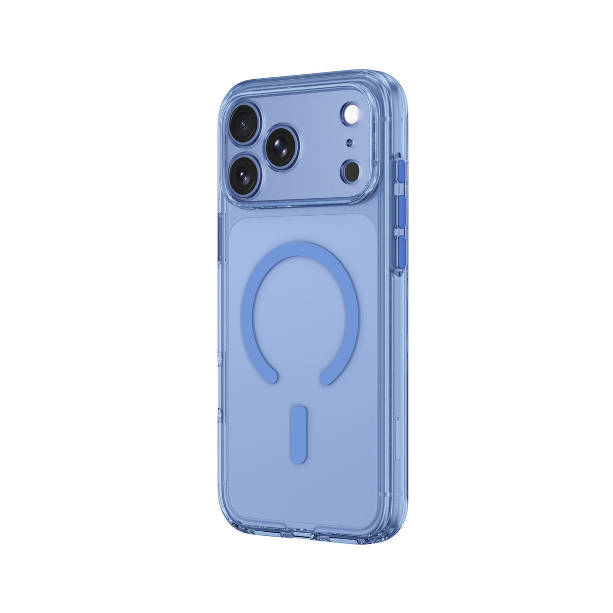 Minimalistische Mag Lens Hülle von AmazingThing in Blau für iPhone 18 Pro – STARPHONE Aachen