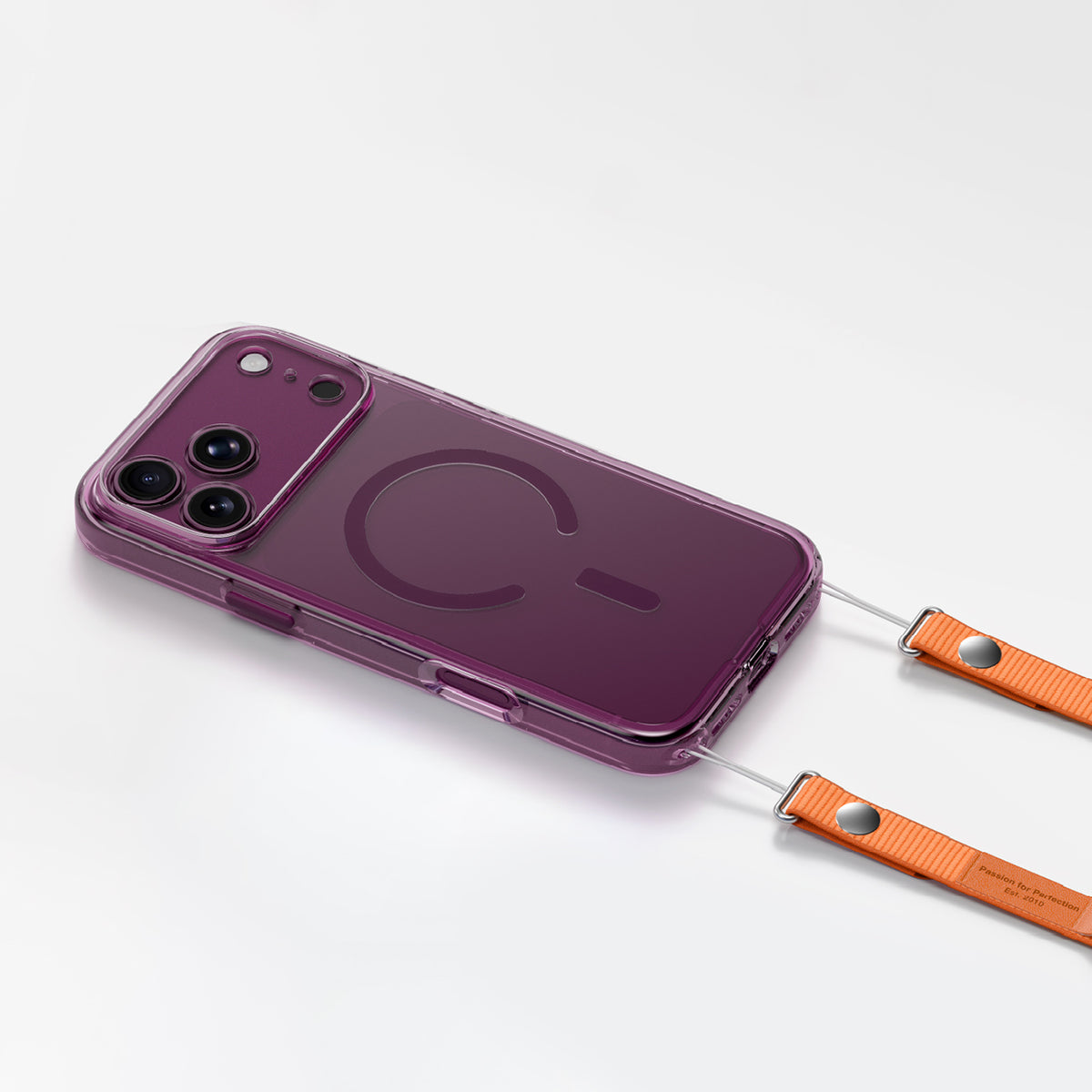 Minimalistische Mag Lens Hülle von AmazingThing in Lila für iPhone 18 Pro – STARPHONE Aachen