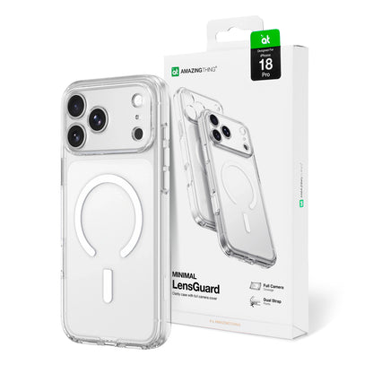 Minimalistische Mag Lens Hülle von AmazingThing in Transparent für iPhone 18 Pro – STARPHONE Aachen