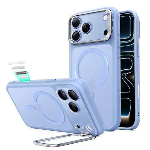 Classic Hybrid Kickstand MagSafe Hülle von ESR in Hellblau matt für iPhone 18 Pro – STARPHONE Aachen