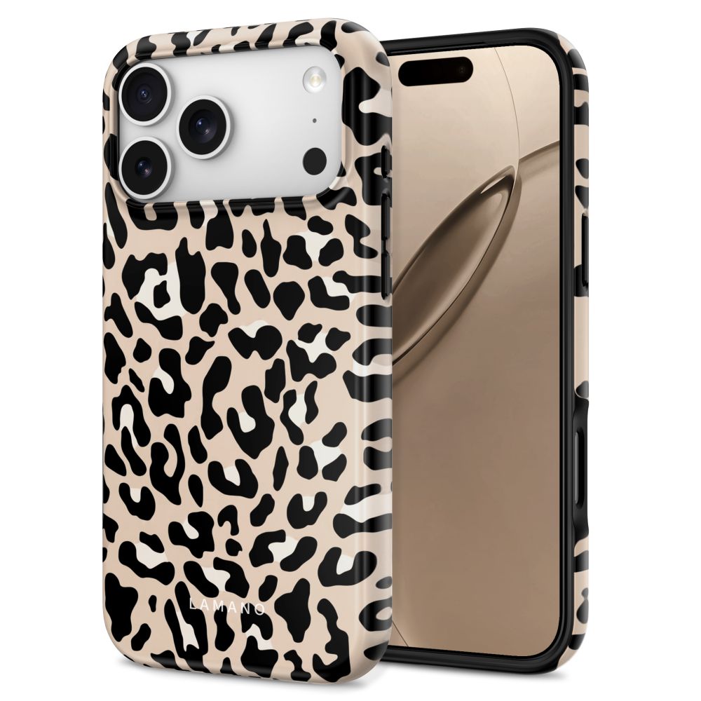 Lamano MagSafe Hülle von Tech-Protect in Beige / Schwarz für iPhone 18 Pro – STARPHONE Aachen