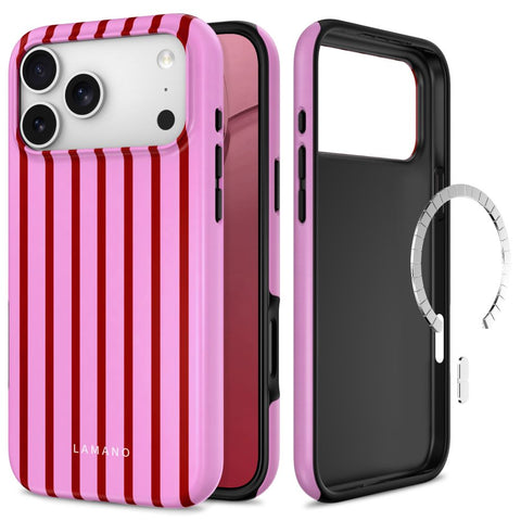 Lamano MagSafe Hülle von Tech-Protect in Pink / Rot für iPhone 18 Pro – STARPHONE Aachen
