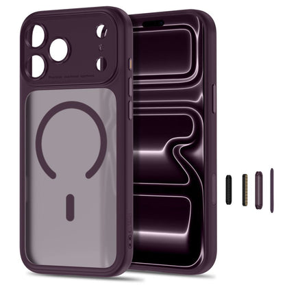 MagPeak MagSafe CC Hülle von Tech-Protect in Dunkelkirsche matt für iPhone 18 Pro – STARPHONE Aachen