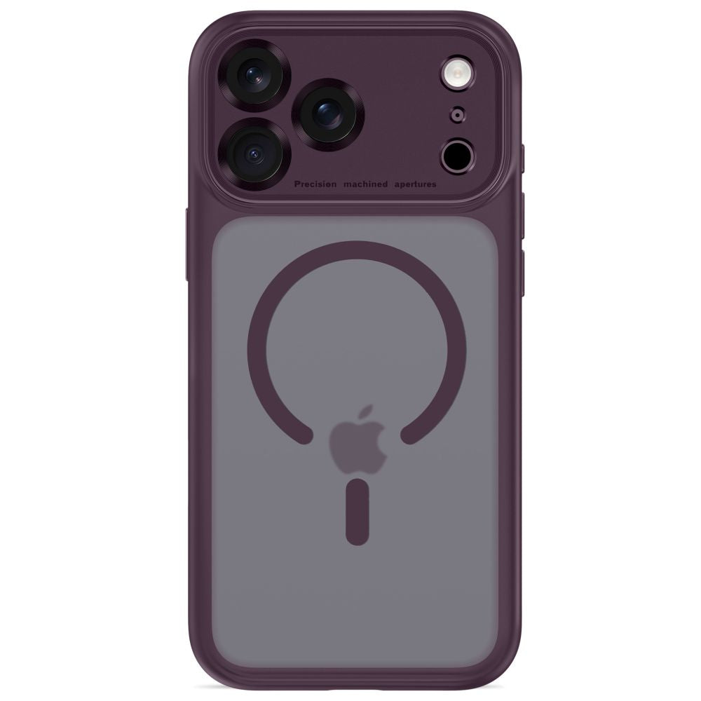MagPeak MagSafe CC Hülle von Tech-Protect in Dunkelkirsche matt für iPhone 18 Pro – STARPHONE Aachen