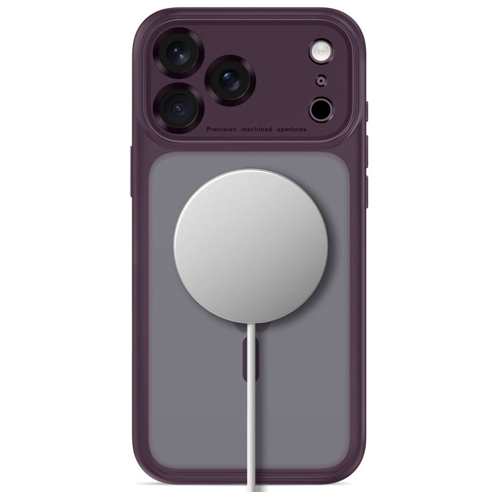 MagPeak MagSafe CC Hülle von Tech-Protect in Dunkelkirsche matt für iPhone 18 Pro – STARPHONE Aachen