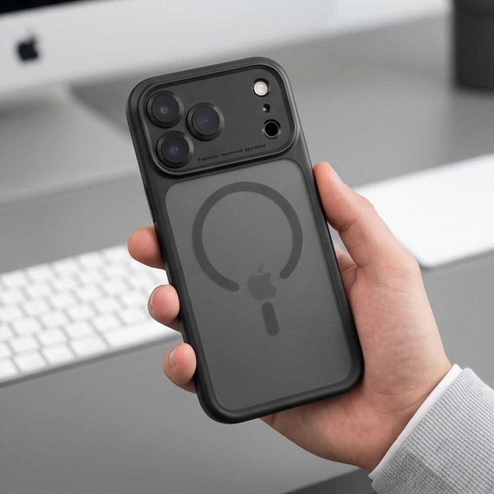 MagPeak MagSafe CC Hülle von Tech-Protect in Schwarz matt für iPhone 18 Pro – STARPHONE Aachen