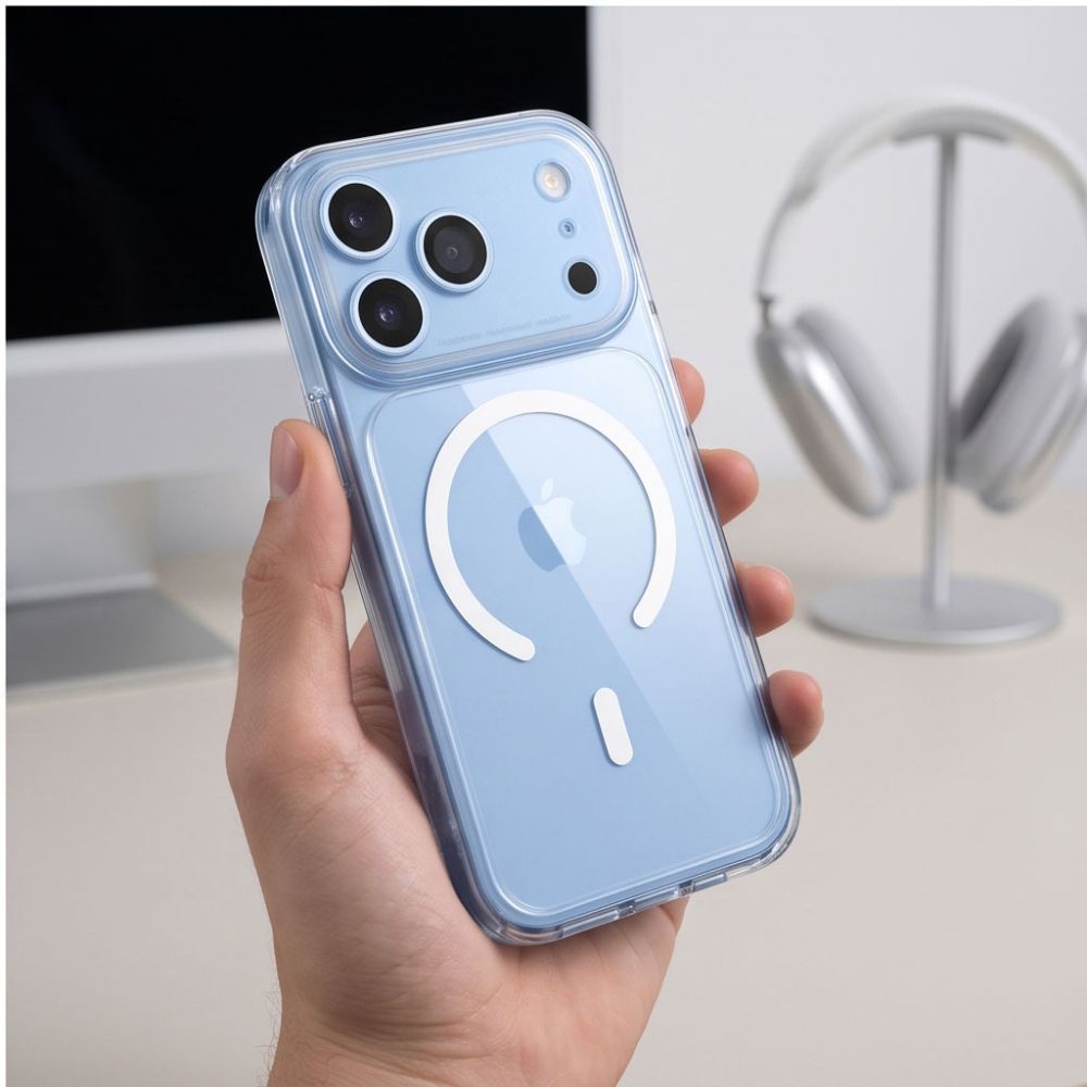 MagPeak MagSafe CC Hülle von Tech-Protect in Transparent für iPhone 18 Pro – STARPHONE Aachen