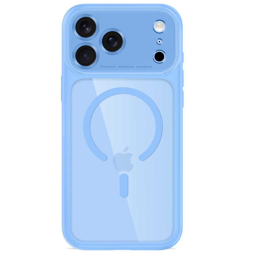 MagPeak MagSafe CC Hülle von Tech-Protect in Transparent Blau für iPhone 18 Pro – STARPHONE Aachen