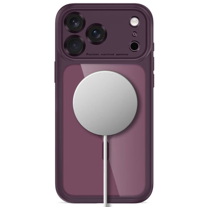 MagPeak MagSafe CC Hülle von Tech-Protect in Transparent Burgunder für iPhone 18 Pro – STARPHONE Aachen