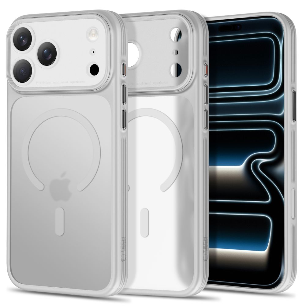 MagPrime MagSafe CC Hülle von Tech-Protect in Grau matt für iPhone 18 Pro – STARPHONE Aachen