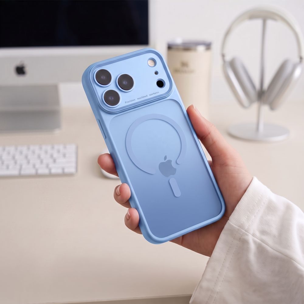 MagPrime MagSafe CC Hülle von Tech-Protect in Hellblau matt für iPhone 18 Pro – STARPHONE Aachen