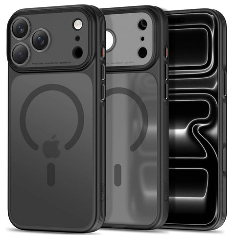 MagPrime MagSafe CC Hülle von Tech-Protect in Schwarz matt für iPhone 18 Pro – STARPHONE Aachen