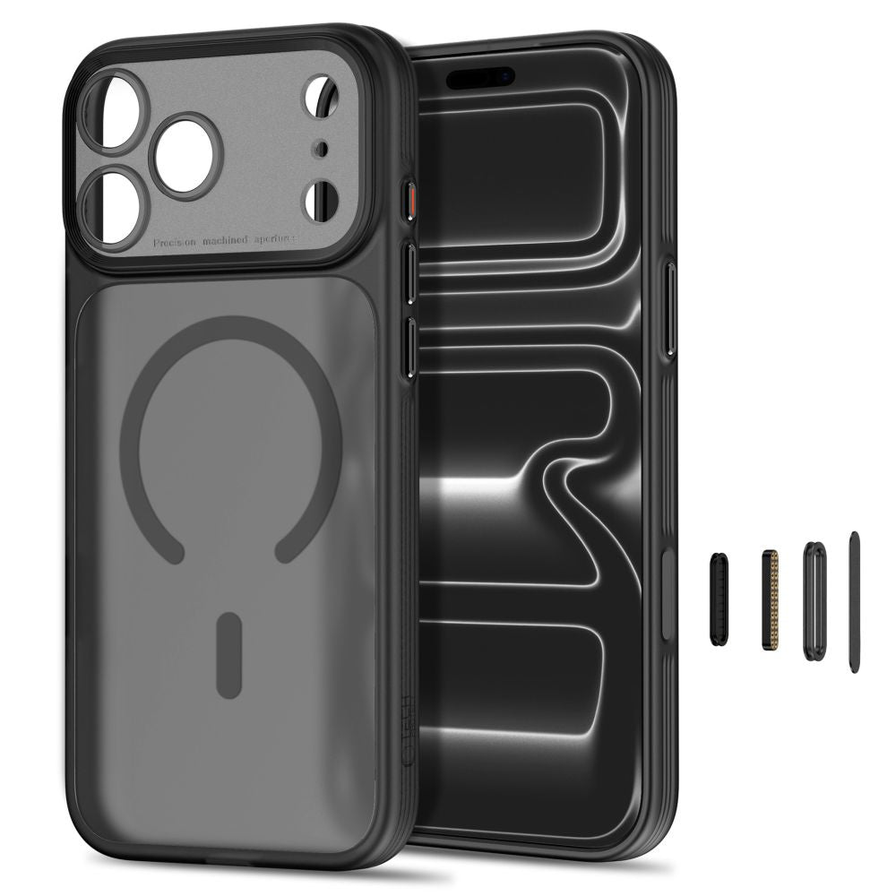 MagPrime MagSafe CC Hülle von Tech-Protect in Schwarz matt für iPhone 18 Pro – STARPHONE Aachen