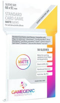Gamegenic MATTE Protège-cartes de jeu standard 66x91mm Transparent