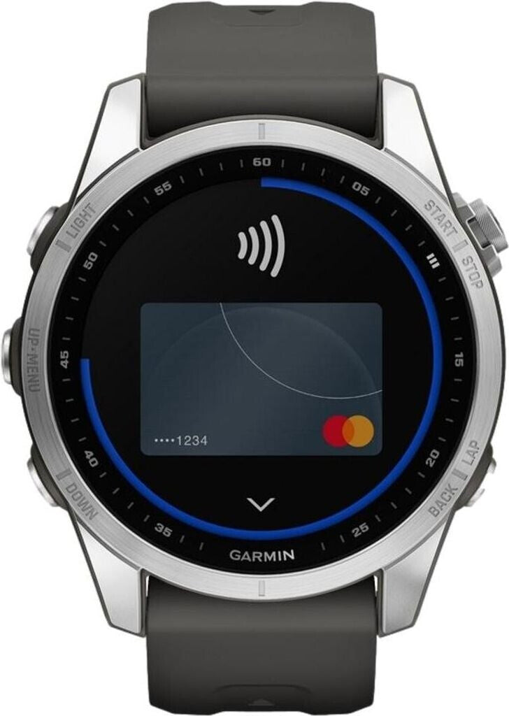 Garmin fēnix® 7S argent avec bracelet graphite