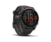 iOS Smartwatch, Gehäusefarbe schwarz, Armbandfarbe schwarz, 1,3 Zoll, GPS, Unisex, iOS kompatibel, Android kompatibel, Titan Gehäuse, Silikon Armband, AMOLED Display