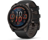 iOS Smartwatch, Gehäusefarbe schwarz, Armbandfarbe schwarz, 1,4 Zoll, GPS, Unisex, iOS kompatibel, Android kompatibel, Titan Gehäuse, Silikon Armband, AMOLED Display