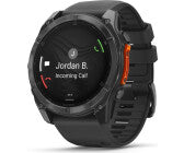 iOS Smartwatch, Gehäusefarbe schwarz, Armbandfarbe schwarz, 1,4 Zoll, GPS, Unisex, iOS kompatibel, Android kompatibel, Silikon Armband, AMOLED Display