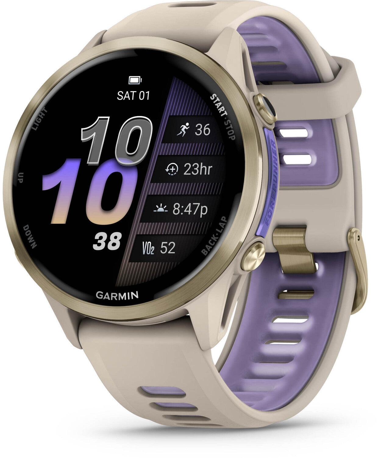 Garmin Forerunner 970 Gray/Softgold Titan/French Gray/Transparent Indigo