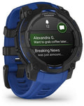 Garmin Instinct 3 AMOLED 45mm Schwarz/Bolt Blue