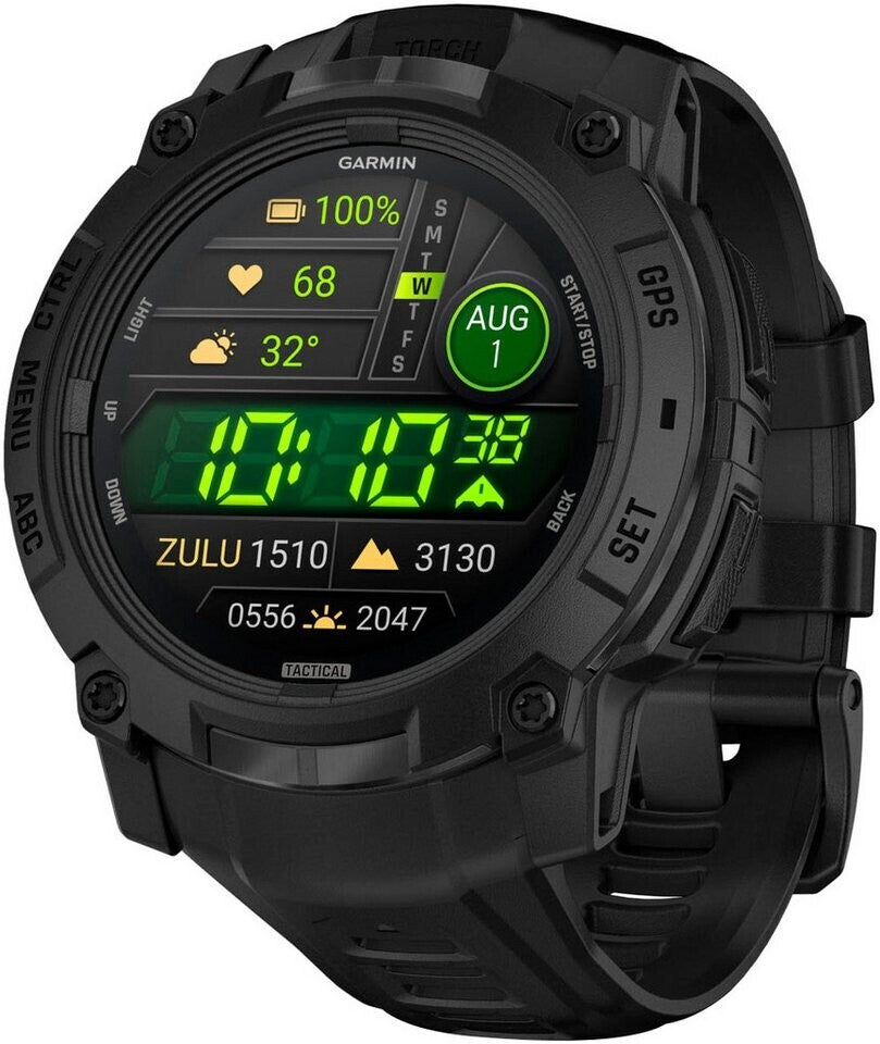 Garmin Instinct 3 AMOLED 50mm Black Tactical Edition