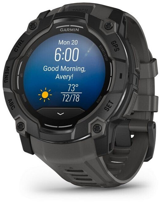 Garmin Instinct 3 AMOLED 50 mm noir