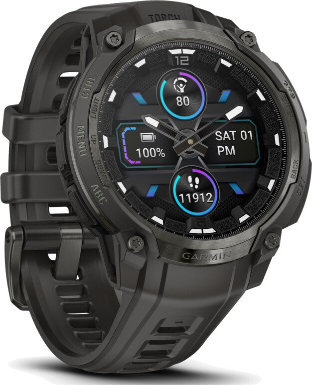Garmin Instinct Crossover AMOLED Anthrazitgrau