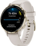 Garmin Venu 3S Ivory/Soft Gold Silicone Band