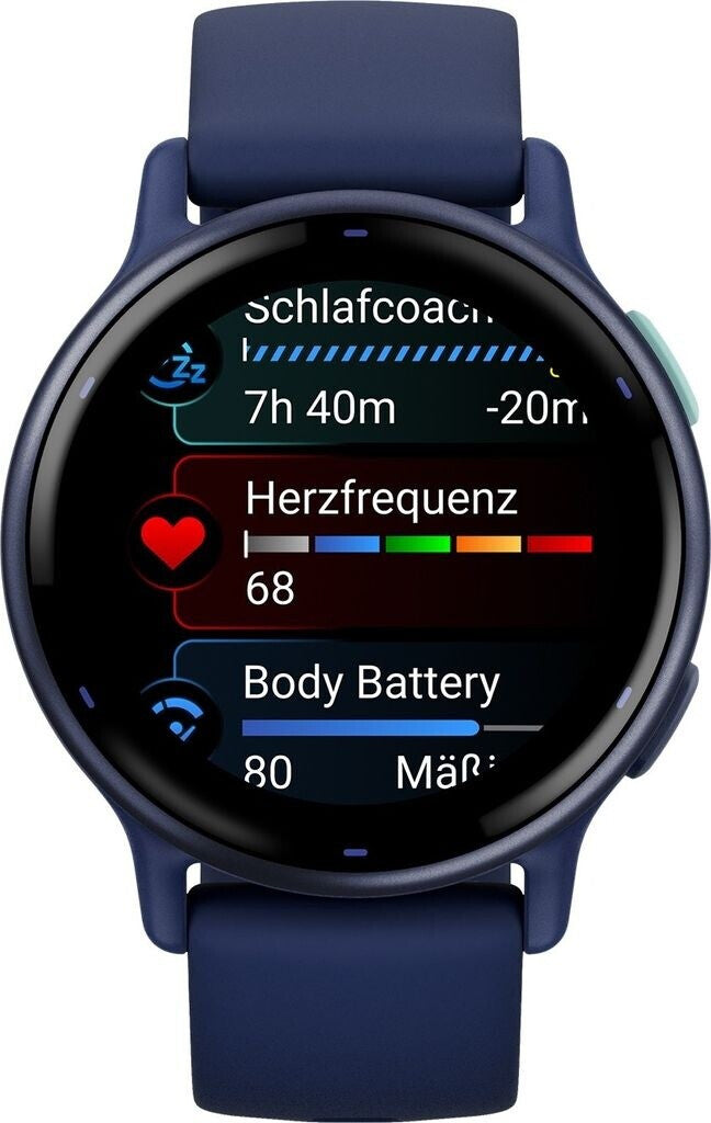 Garmin vívoactive 5 bleu métallique