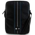 Sac pour tablette 10" BMW Carbone et liseré bleu - Noir