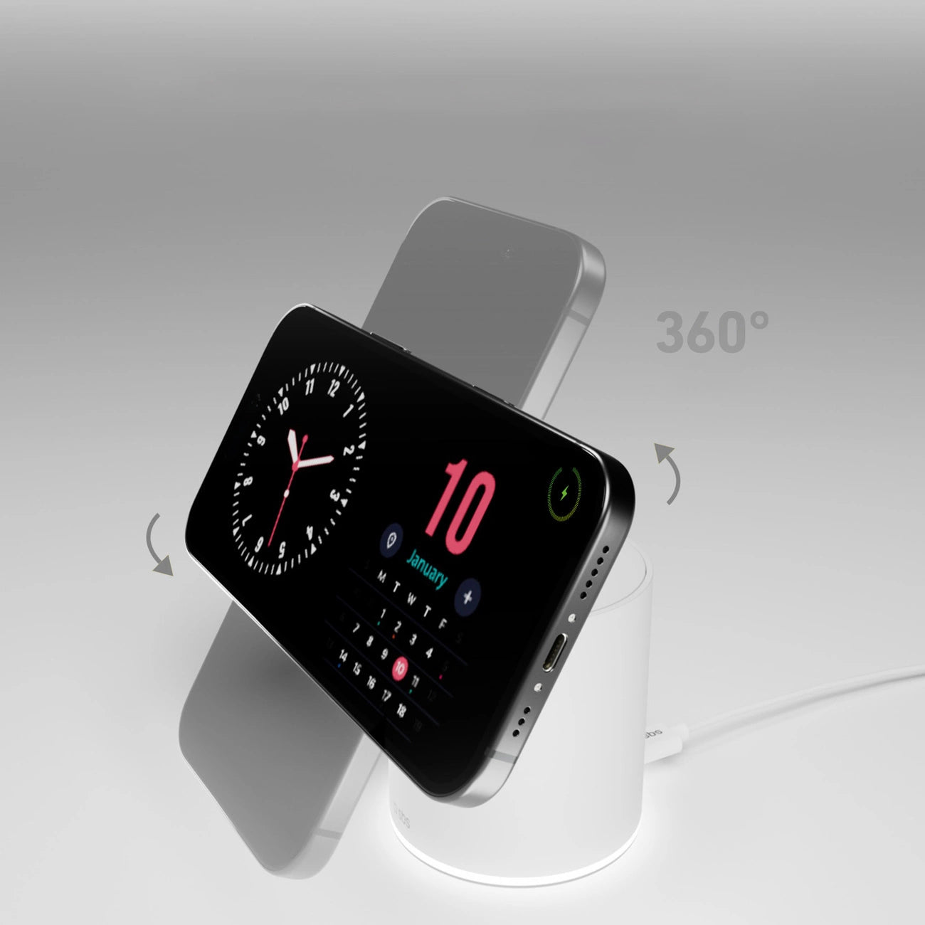 2in1 kabelloser Ständer