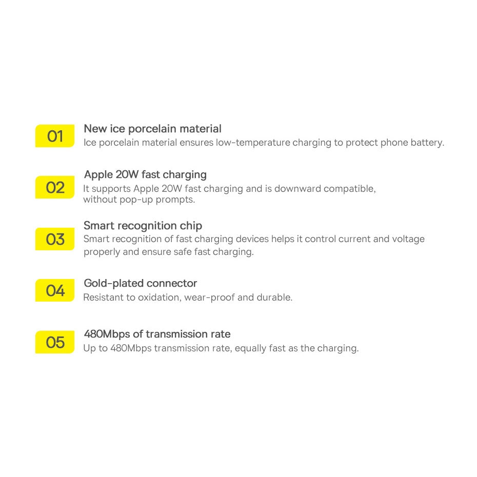 3in1 USB - Micro-USB / Lightning / USB C 3,5A 1,2m Kabel Baseus StarSpeed - schwarz