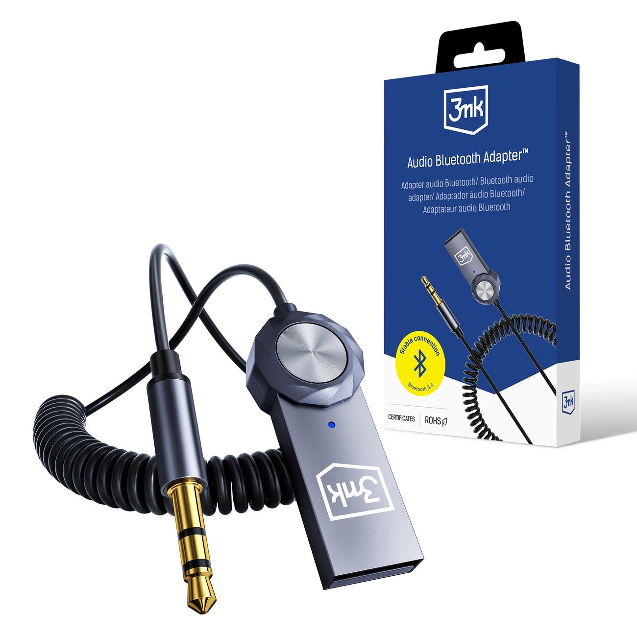 3mk Audio Bluetooth Adapter™ Bluetooth 5.4 Sender mit Mikrofon