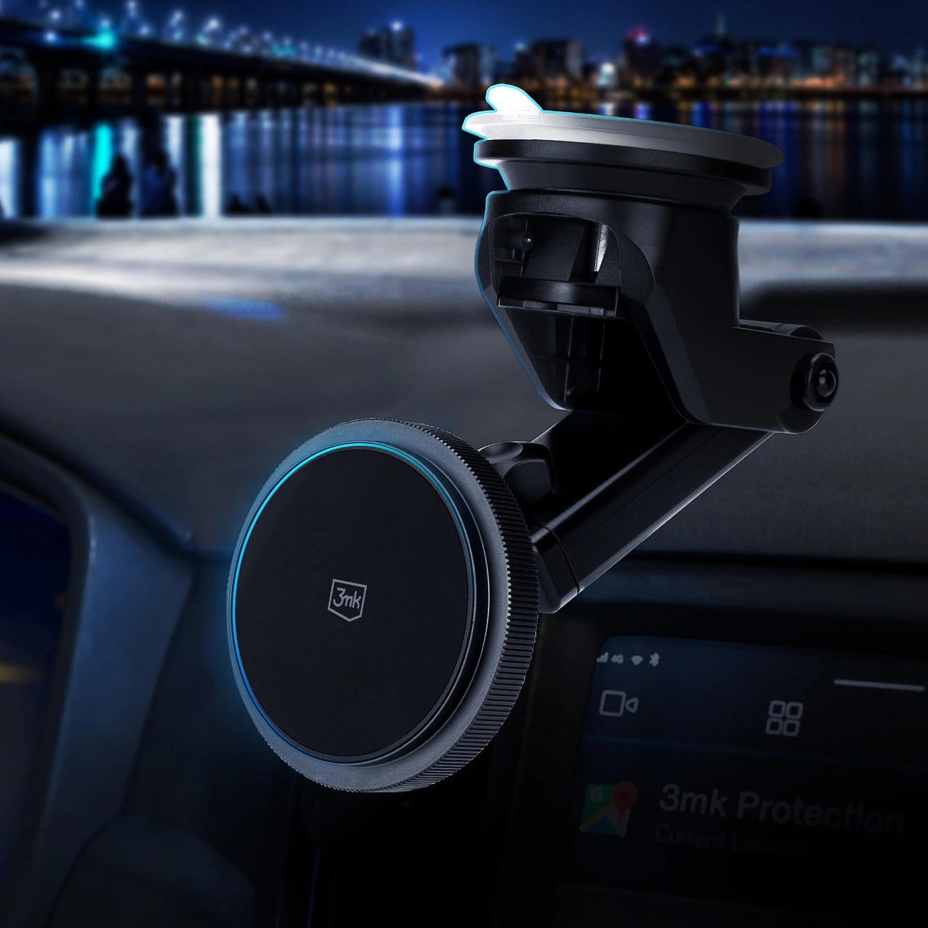 3mk Car MagCharger Autohalterung für Windschutzscheibe und Armaturenbrett