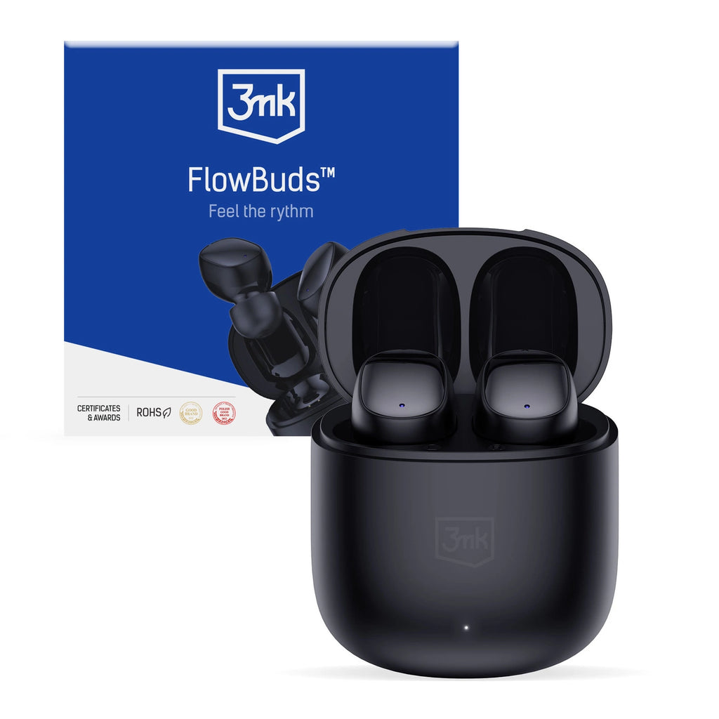 3mk FlowBuds kabellose In-Ear-Bluetooth-Kopfhörer – Schwarz