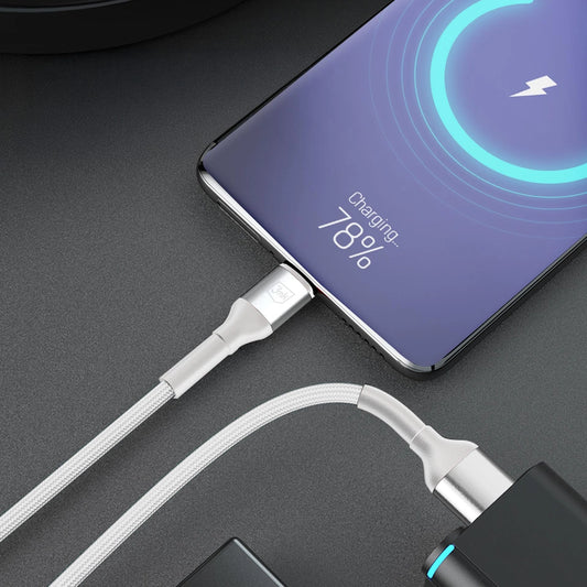 3mk Hyper Cable N-SERIES USB-A / MicroUSB 1m 5V/2,4A 12W / weiß