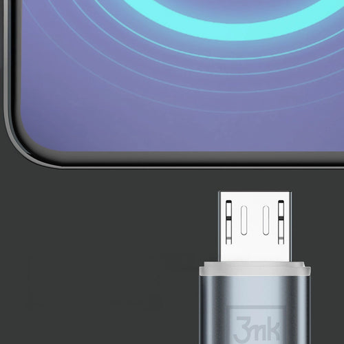 3mk Hyper Cable N-SERIES USB-A / MicroUSB 1m 5V/2,4A 12W / weiß