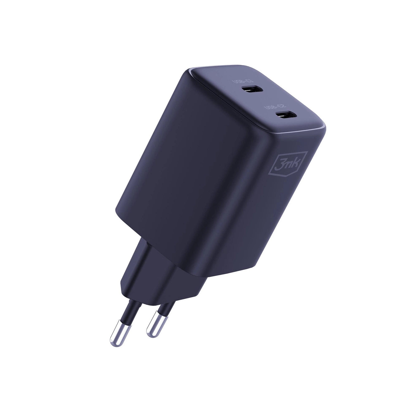 3mk Hyper Charger PD 45W QC4+ PPS 2C Super-Fast Charge 2.0 Wandladegerät - Schwarz